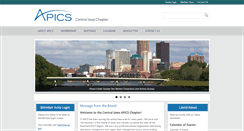 Desktop Screenshot of apics-ci.org
